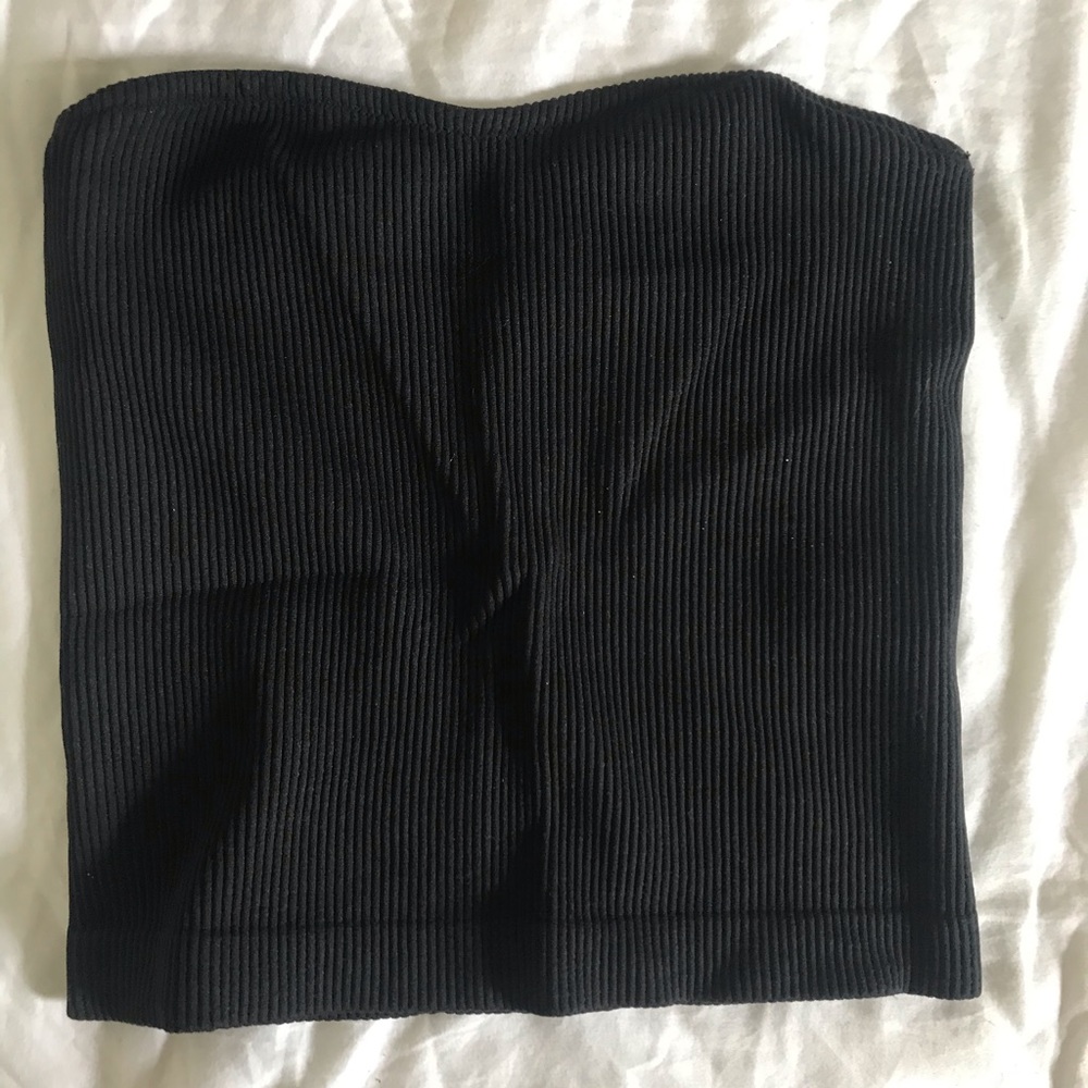 Dynamite strapless crop top